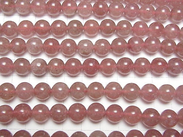 Pink Epidot AA + Round 10mm half or 1strand beads (aprx.15inch / 38cm)