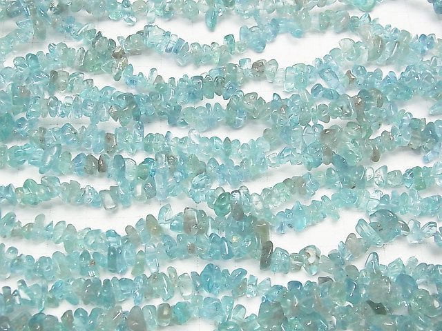 [Video] Madagascar Apatite AA++ Chips (Small Nugget ) 1strand beads (aprx.33inch/82cm)