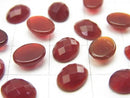 Red Agate Oval Faceted Cabochon 8x6mm 5pcs $3.79!