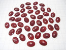 Red Agate Oval Faceted Cabochon 14x10mm 5pcs $5.79!