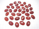 Red Agate Oval Faceted Cabochon 18x13mm 3pcs $4.79!
