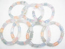1strand $49.99! Beryl mix (multicolor Aquamarine) AAA- Rondelle & Tube 1strand (Bracelet)