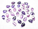 [Video]Purple Fluorite AAA-Pear shape Cabochon 15x10mm 2pcs $4.79!