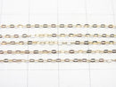 [Video][18K Yellow Gold] Flat Cable Chain 1mm [40cm][45cm] Necklace 1pc