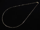 [Video][18K Yellow Gold] Flat Cable Chain 1mm [40cm][45cm] Necklace 1pc