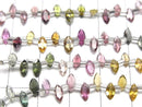 [Video] High Quality Multi color Tourmaline AAA Marquise Faceted 6x3mm half or 1strand (18pcs )