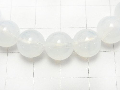 [Video] [One of a kind] High Quality Moonlight Quartz AAA Round 9.5mm Bracelet NO.82