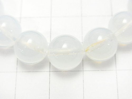[Video] [One of a kind] High Quality Moonlight Quartz AAA Round 9.5mm Bracelet NO.83