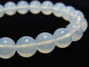 [Video] [One of a kind] High Quality Moonlight Quartz AAA Round 9.5mm Bracelet NO.83
