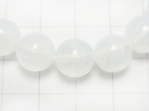 [Video] [One of a kind] High Quality Moonlight Quartz AAA Round 10mm Bracelet NO.90