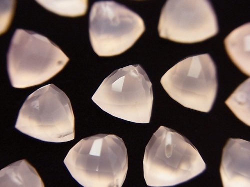 Chalcedony, Triangle Gemstone Beads