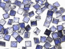 [Video]High Quality Iolite AAA Loose stone Square Faceted 4x4mm 5pcs