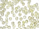 [Video]High Quality Lemon Quartz AAA Half Drilled Hole Faceted Round 4mm 10pcs