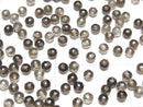 [Video]High Quality Smoky Quartz AAA Half Drilled Hole Faceted Round 4mm 10pcs