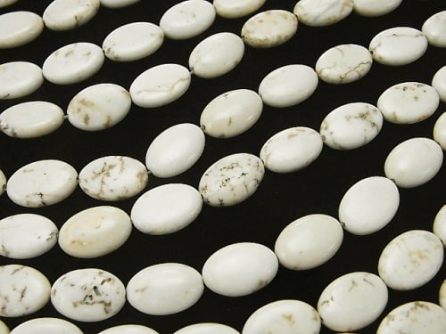 1strand $4.79! Magnesite  Oval 14x10x4mm 1strand beads (aprx.15inch/38cm)