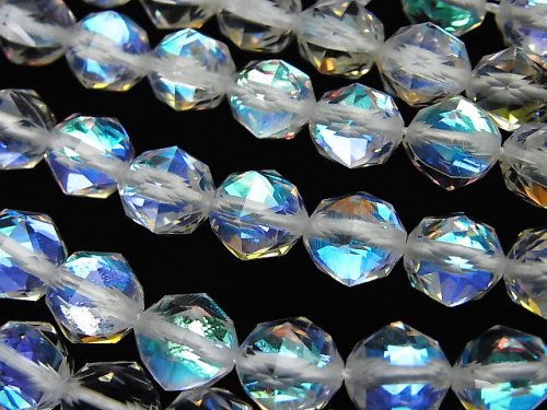 Faceted Round, Luna Flash, Star Gemstone Beads