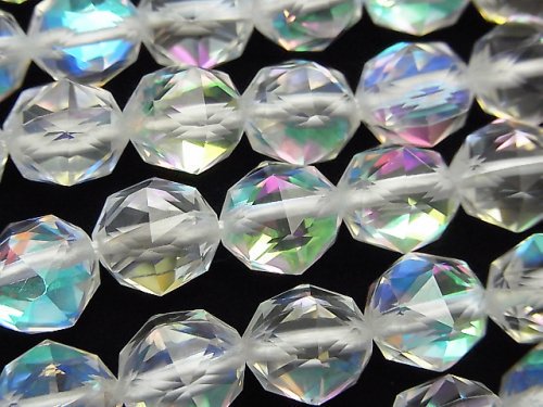 Faceted Round, Luna Flash, Star Gemstone Beads