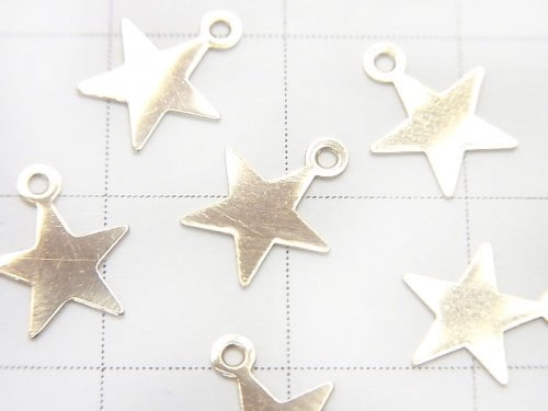 14KGF Charm 9x8mm Star 3pcs