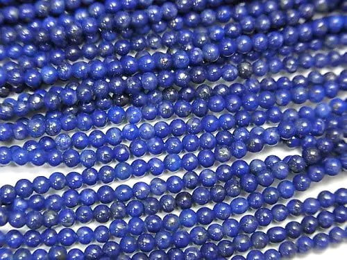 [Video] Lapislazuli AA++ Round 2mm 1strand beads (aprx.15inch/37cm)