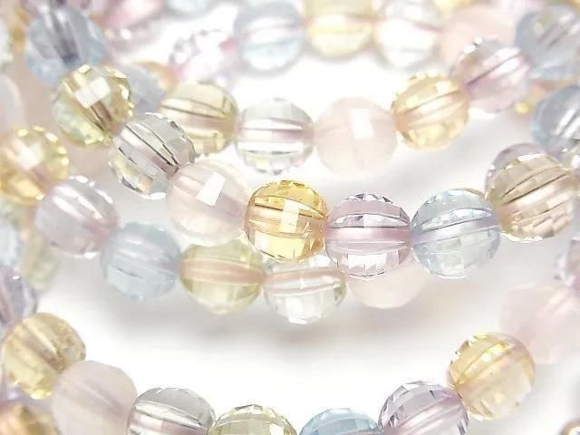 [Video] High Quality Mixed Stone AAA Mirror Faceted Round 7mm Bracelet