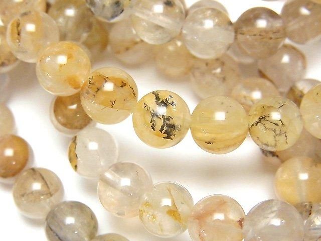 [Video] Dendrite Quartz AA++ Round 8mm Bracelet