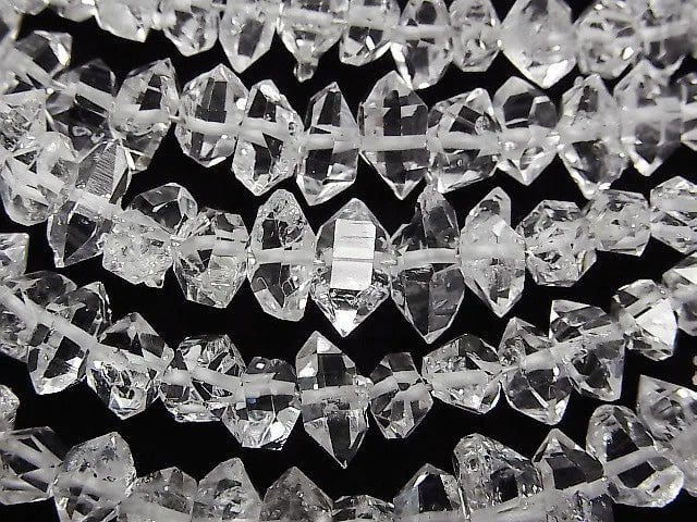 [Video] NY Herkimer Diamond AAA Rough Rock [XL size] 1 strand beads (aprx. 6 inch / 15 cm)