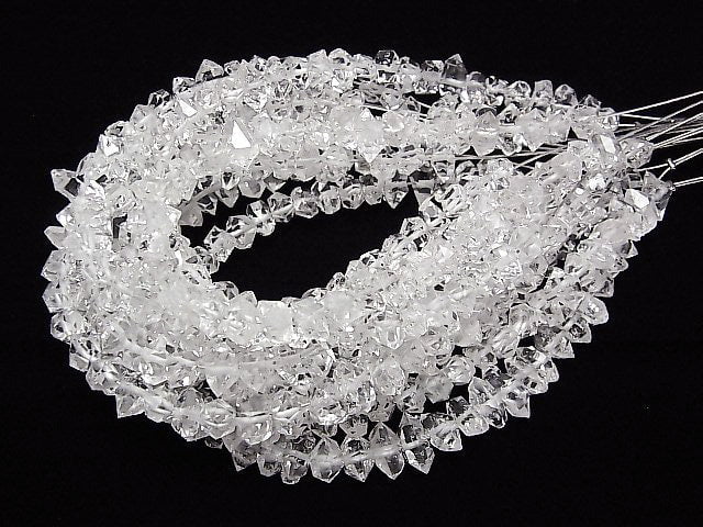 [Video] NY Herkimer Diamond AAA Rough Rock [XL size] 1 strand beads (aprx. 6 inch / 15 cm)