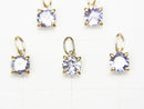 [Video][Japan]High Quality Tanzanite AAA Round Faceted 4x4x3mm Pendant [K10 Yellow Gold] 1pc
