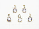[Video][Japan]High Quality Tanzanite AAA Round Faceted 4x4x3mm Pendant [K10 Yellow Gold] 1pc
