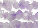 [Video]Amethyst Point Rough Rock Nugget 1strand beads (aprx.15inch/37cm)