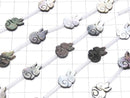 [Video] High quality Black Shell (Black-lip Oyster ) AAA rabbit shape 14x10x2mm half or 1strand (Approx 14pcs )