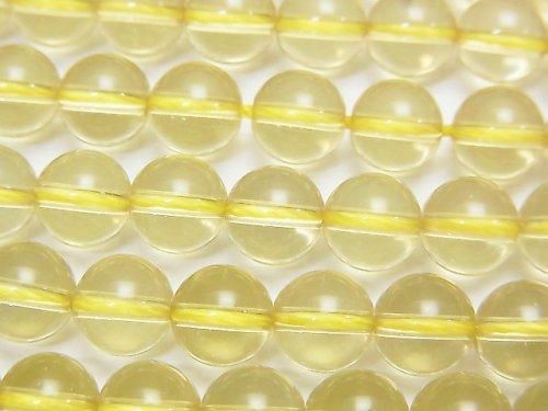 [Video] High quality Lemon Quartz AAA Round 8mm 1/4 or 1strand beads (aprx.15inch/37cm)