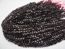 High Quality!  1strand $13.99! Garnet AA++ Faceted Coin 6x6x3mm 1strand beads (aprx.15inch/37cm)