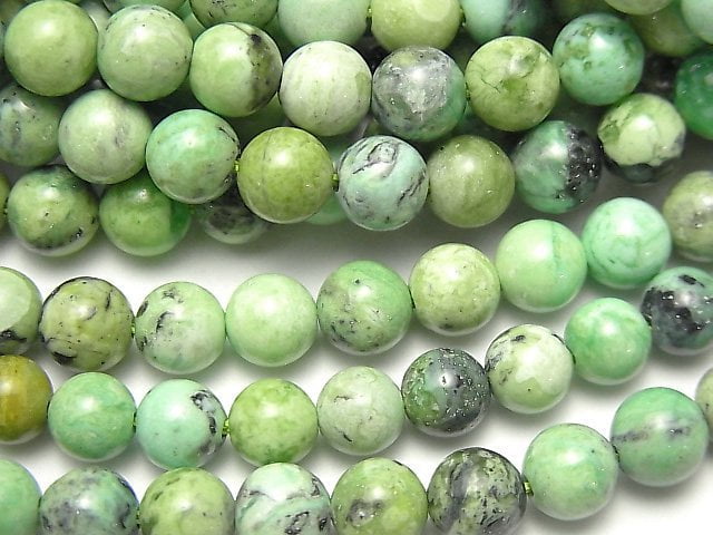 Mongolia Variscite Round 6mm half or 1strand (aprx.15inch / 38cm)