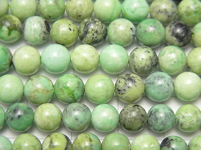 Mongolia Variscite Round 6mm half or 1strand (aprx.15inch / 38cm)