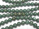 [Video] African Natural Green Quartz (Verdite) Round 10mm Half or 1strand Beads (approx. 15 inches/36 cm)