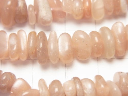 1strand $3.79! Pink Moonstone AA Chips (Small Nugget) 1strand beads (aprx.15inch / 36cm)