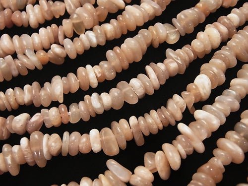 1strand $3.79! Pink Moonstone AA Chips (Small Nugget) 1strand beads (aprx.15inch / 36cm)