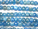 [Video] High Quality! Brazil Apatite AA ++ Cube Shape 4x4x4mm 1strand beads (aprx.15inch / 38cm)