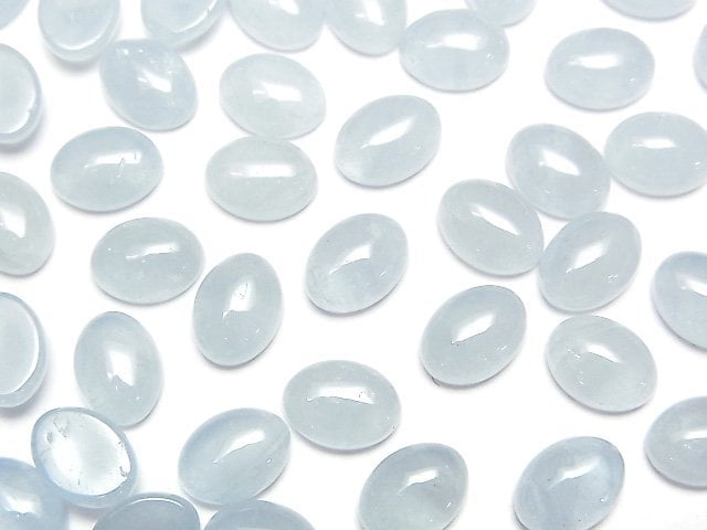 Aquamarine, Cabochon Gemstone Beads