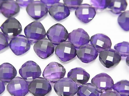 Amethyst, Diamond Gemstone Beads