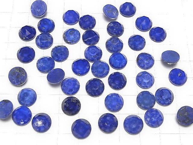 [Video] Lapislazuli x Crystal AAA Round Rose Cut 10x10mm 3pcs