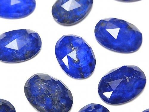 [Video] Lapislazuli x Crystal AAA Oval Rose Cut 18x13mm 2pcs