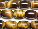 [Video] Yellow Tiger's Eye AAA Rice (Tube) 14x10x10mm half or 1strand beads (aprx.15inch/36cm)