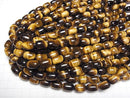 [Video] Yellow Tiger's Eye AAA Rice (Tube) 14x10x10mm half or 1strand beads (aprx.15inch/36cm)