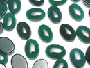 [Video] Green Onyx AAA Oval Cabochon 14x10mm 3pcs