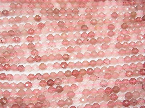 High Quality! 1strand $9.79! Pink Epidot AA ++ Faceted Round 5.5mm 1strand beads (aprx.15inch / 37cm)