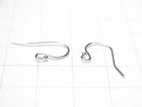 Silver925 Earwire 21x12mm with Round balls 2pairs (4 pieces)