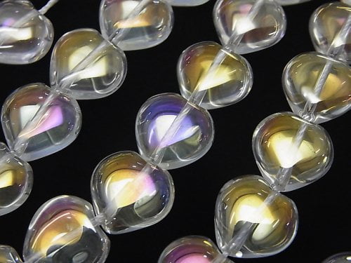 Flash Crystal, Heart Gemstone Beads