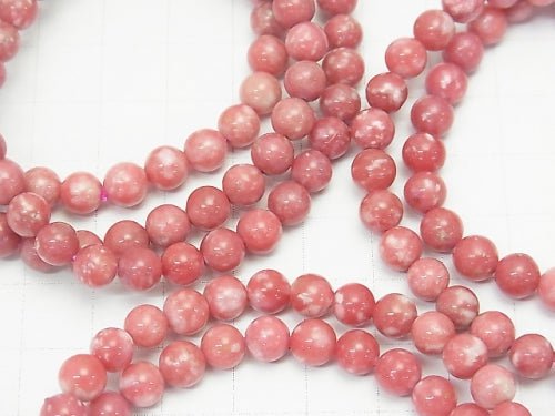 1strand $34.99! Norway Thulite Round 6mm 1strand (Bracelet)